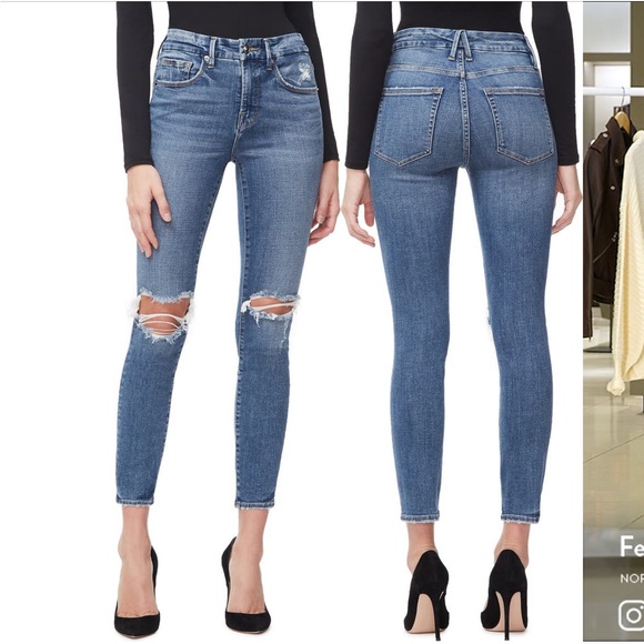 Good American Denim - NWOT good American good legs crop